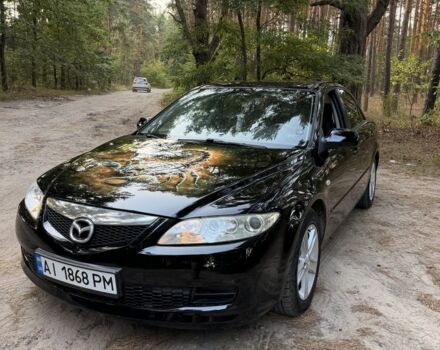 Черный Мазда 6, объемом двигателя 2 л и пробегом 271 тыс. км за 4918 $, фото 1 на Automoto.ua
