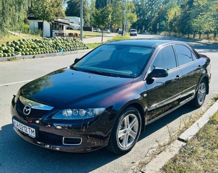 Черный Мазда 6, объемом двигателя 2 л и пробегом 216 тыс. км за 5450 $, фото 1 на Automoto.ua