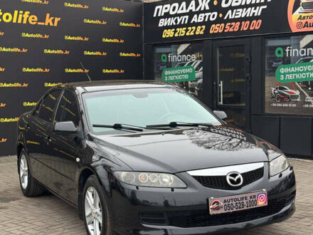 Черный Мазда 6, объемом двигателя 2 л и пробегом 234 тыс. км за 5900 $, фото 1 на Automoto.ua