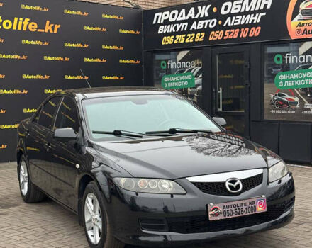 Черный Мазда 6, объемом двигателя 2 л и пробегом 234 тыс. км за 5900 $, фото 1 на Automoto.ua