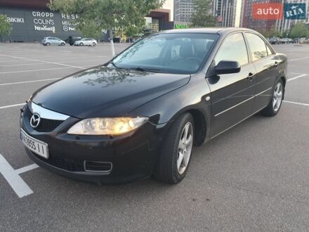 Черный Мазда 6, объемом двигателя 2 л и пробегом 277 тыс. км за 3300 $, фото 1 на Automoto.ua