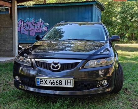 Чорний Мазда 6, об'ємом двигуна 2 л та пробігом 376 тис. км за 4999 $, фото 1 на Automoto.ua