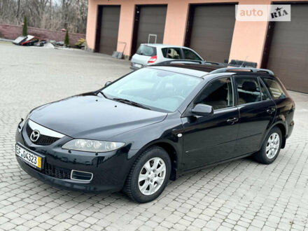 Чорний Мазда 6, об'ємом двигуна 2 л та пробігом 160 тис. км за 5999 $, фото 1 на Automoto.ua