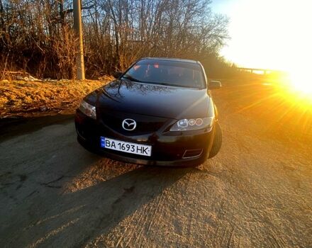 Черный Мазда 6, объемом двигателя 2 л и пробегом 288 тыс. км за 4750 $, фото 1 на Automoto.ua