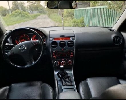 Черный Мазда 6, объемом двигателя 2 л и пробегом 300 тыс. км за 3000 $, фото 1 на Automoto.ua