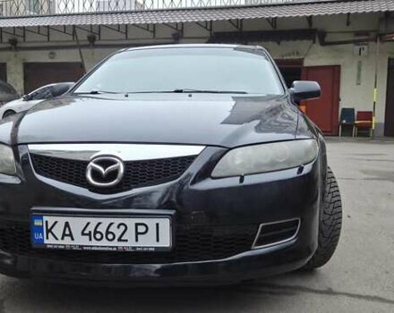 Черный Мазда 6, объемом двигателя 2 л и пробегом 266 тыс. км за 5200 $, фото 1 на Automoto.ua