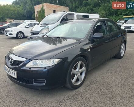 Чорний Мазда 6, об'ємом двигуна 2 л та пробігом 277 тис. км за 3300 $, фото 1 на Automoto.ua