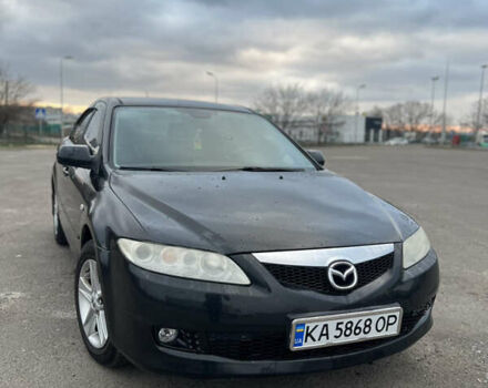 Черный Мазда 6, объемом двигателя 2 л и пробегом 182 тыс. км за 4699 $, фото 1 на Automoto.ua