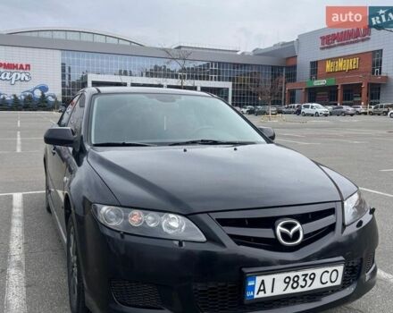 Черный Мазда 6, объемом двигателя 2.3 л и пробегом 412 тыс. км за 3800 $, фото 1 на Automoto.ua