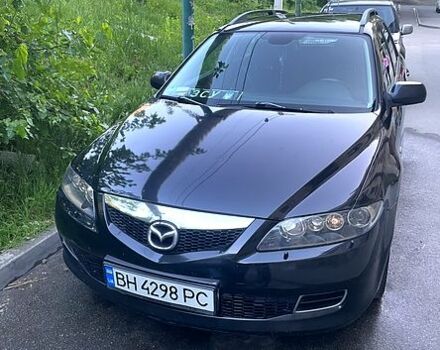 Чорний Мазда 6, об'ємом двигуна 2 л та пробігом 310 тис. км за 3600 $, фото 1 на Automoto.ua