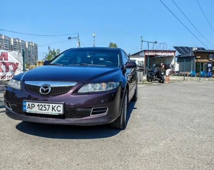 Черный Мазда 6, объемом двигателя 2 л и пробегом 247 тыс. км за 4100 $, фото 1 на Automoto.ua