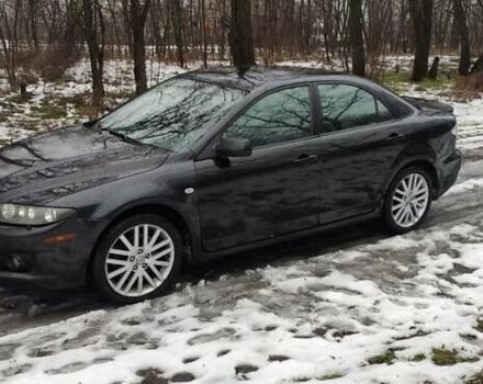 Черный Мазда 6, объемом двигателя 2.3 л и пробегом 300 тыс. км за 4100 $, фото 1 на Automoto.ua