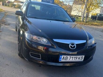 Чорний Мазда 6, об'ємом двигуна 2 л та пробігом 236 тис. км за 4500 $, фото 1 на Automoto.ua
