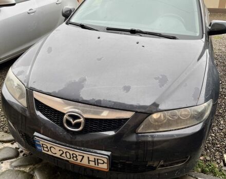 Черный Мазда 6, объемом двигателя 2 л и пробегом 265 тыс. км за 3000 $, фото 1 на Automoto.ua