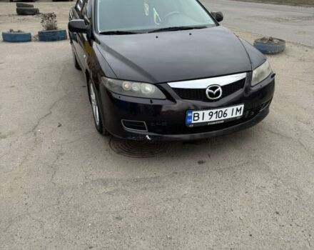 Чорний Мазда 6, об'ємом двигуна 2 л та пробігом 250 тис. км за 4800 $, фото 1 на Automoto.ua