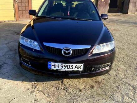 Черный Мазда 6, объемом двигателя 2 л и пробегом 225 тыс. км за 5000 $, фото 1 на Automoto.ua