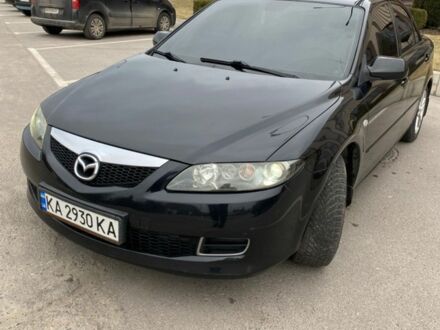 Черный Мазда 6, объемом двигателя 2 л и пробегом 240 тыс. км за 5800 $, фото 1 на Automoto.ua