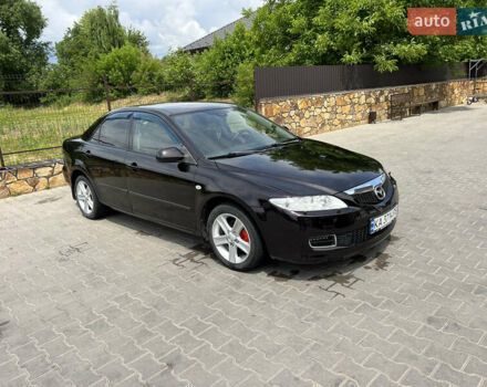 Чорний Мазда 6, об'ємом двигуна 2 л та пробігом 221 тис. км за 5200 $, фото 1 на Automoto.ua