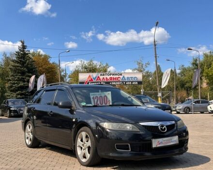 Черный Мазда 6, объемом двигателя 2 л и пробегом 250 тыс. км за 4507 $, фото 1 на Automoto.ua
