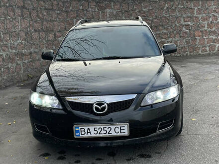 Черный Мазда 6, объемом двигателя 1.8 л и пробегом 251 тыс. км за 6200 $, фото 1 на Automoto.ua