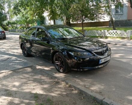 Чорний Мазда 6, об'ємом двигуна 2 л та пробігом 270 тис. км за 4500 $, фото 1 на Automoto.ua