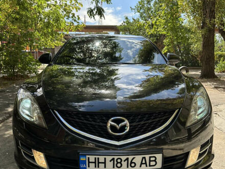 Черный Мазда 6, объемом двигателя 2 л и пробегом 232 тыс. км за 7900 $, фото 1 на Automoto.ua
