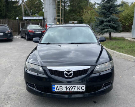 Черный Мазда 6, объемом двигателя 2 л и пробегом 268 тыс. км за 5200 $, фото 1 на Automoto.ua