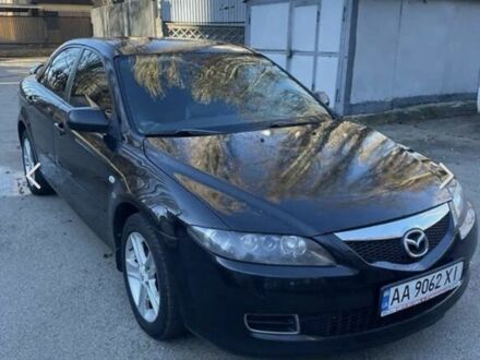 Черный Мазда 6, объемом двигателя 2 л и пробегом 320 тыс. км за 4300 $, фото 1 на Automoto.ua