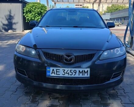 Черный Мазда 6, объемом двигателя 1.8 л и пробегом 210 тыс. км за 5994 $, фото 1 на Automoto.ua