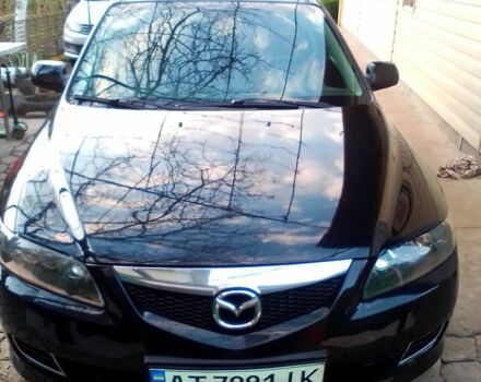Черный Мазда 6, объемом двигателя 2 л и пробегом 271 тыс. км за 4950 $, фото 1 на Automoto.ua