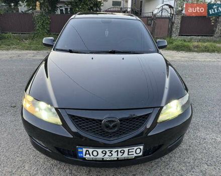 Черный Мазда 6, объемом двигателя 2 л и пробегом 210 тыс. км за 4600 $, фото 1 на Automoto.ua