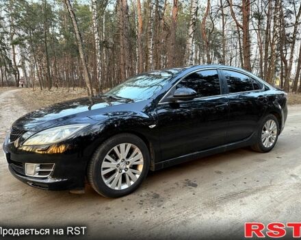 Черный Мазда 6, объемом двигателя 2 л и пробегом 200 тыс. км за 6500 $, фото 1 на Automoto.ua