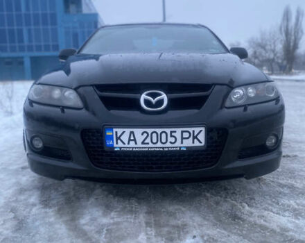 Черный Мазда 6, объемом двигателя 2.26 л и пробегом 309 тыс. км за 6700 $, фото 1 на Automoto.ua