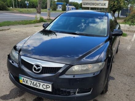 Черный Мазда 6, объемом двигателя 2 л и пробегом 273 тыс. км за 5000 $, фото 1 на Automoto.ua