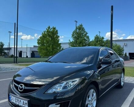 Черный Мазда 6, объемом двигателя 2 л и пробегом 225 тыс. км за 7300 $, фото 1 на Automoto.ua