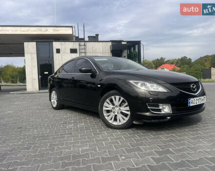 Черный Мазда 6, объемом двигателя 2 л и пробегом 220 тыс. км за 7100 $, фото 1 на Automoto.ua