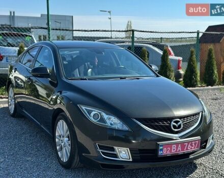 Черный Мазда 6, объемом двигателя 1.8 л и пробегом 193 тыс. км за 7500 $, фото 1 на Automoto.ua