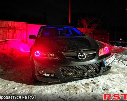 Черный Мазда 6, объемом двигателя 2.3 л и пробегом 197 тыс. км за 4700 $, фото 1 на Automoto.ua