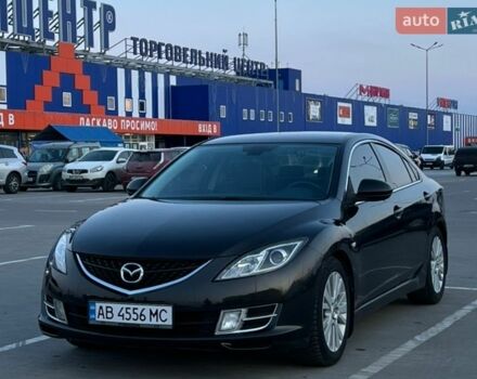 Черный Мазда 6, объемом двигателя 2 л и пробегом 230 тыс. км за 7200 $, фото 1 на Automoto.ua