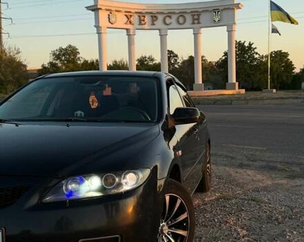 Черный Мазда 6, объемом двигателя 2 л и пробегом 277 тыс. км за 4500 $, фото 1 на Automoto.ua