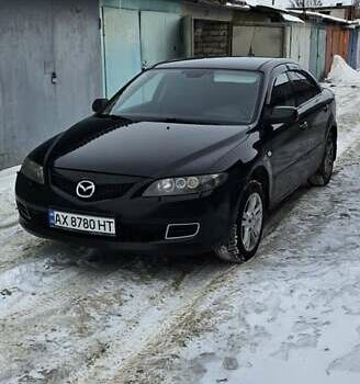 Чорний Мазда 6, об'ємом двигуна 2 л та пробігом 202 тис. км за 4800 $, фото 1 на Automoto.ua