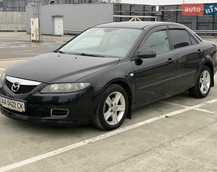 Черный Мазда 6, объемом двигателя 2 л и пробегом 209 тыс. км за 5550 $, фото 1 на Automoto.ua