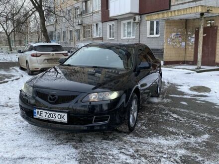 Черный Мазда 6, объемом двигателя 2 л и пробегом 179 тыс. км за 5700 $, фото 1 на Automoto.ua