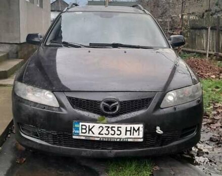 Чорний Мазда 6, об'ємом двигуна 2 л та пробігом 445 тис. км за 2400 $, фото 1 на Automoto.ua