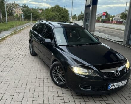 Чорний Мазда 6, об'ємом двигуна 2 л та пробігом 196 тис. км за 5016 $, фото 1 на Automoto.ua