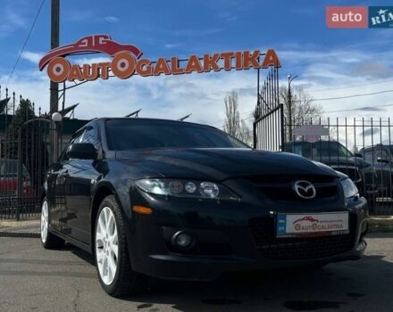 Черный Мазда 6, объемом двигателя 2.3 л и пробегом 218 тыс. км за 5999 $, фото 1 на Automoto.ua