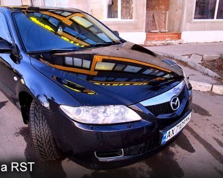 Черный Мазда 6, объемом двигателя 2 л и пробегом 270 тыс. км за 6100 $, фото 1 на Automoto.ua