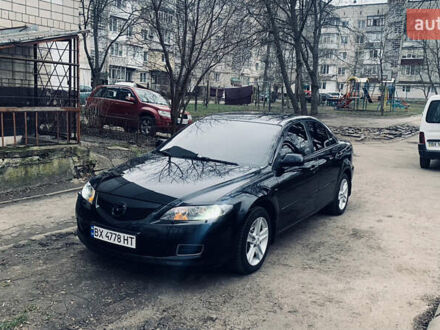 Чорний Мазда 6, об'ємом двигуна 2 л та пробігом 194 тис. км за 5550 $, фото 1 на Automoto.ua