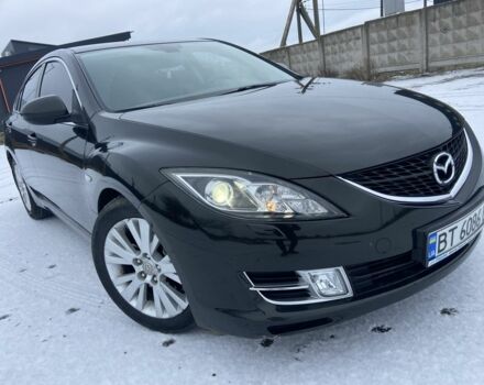 Черный Мазда 6, объемом двигателя 2 л и пробегом 159 тыс. км за 6850 $, фото 1 на Automoto.ua