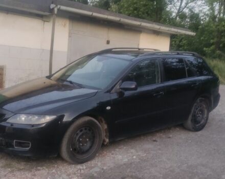 Черный Мазда 6, объемом двигателя 2 л и пробегом 400 тыс. км за 2800 $, фото 1 на Automoto.ua